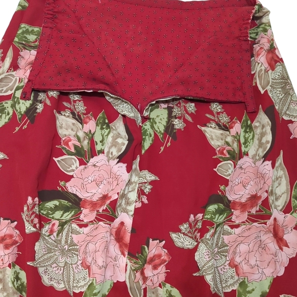 Vintage | Maxi Dress | Reversible | Floral | Art Deco | Shabby Chic | Bohemian | - Picture 6 of 8